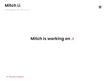 Tablet Screenshot of mitchli.com